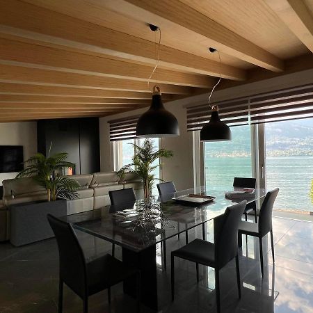 Luxury Lakefront Penthouse Lezzeno Bagian luar foto