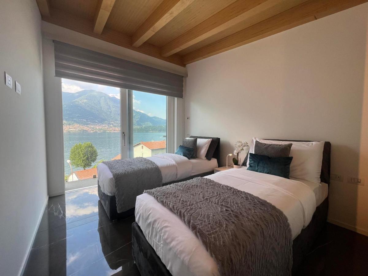 Luxury Lakefront Penthouse Lezzeno Bagian luar foto